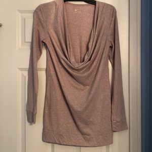 Stem Cowl-neck Shirt